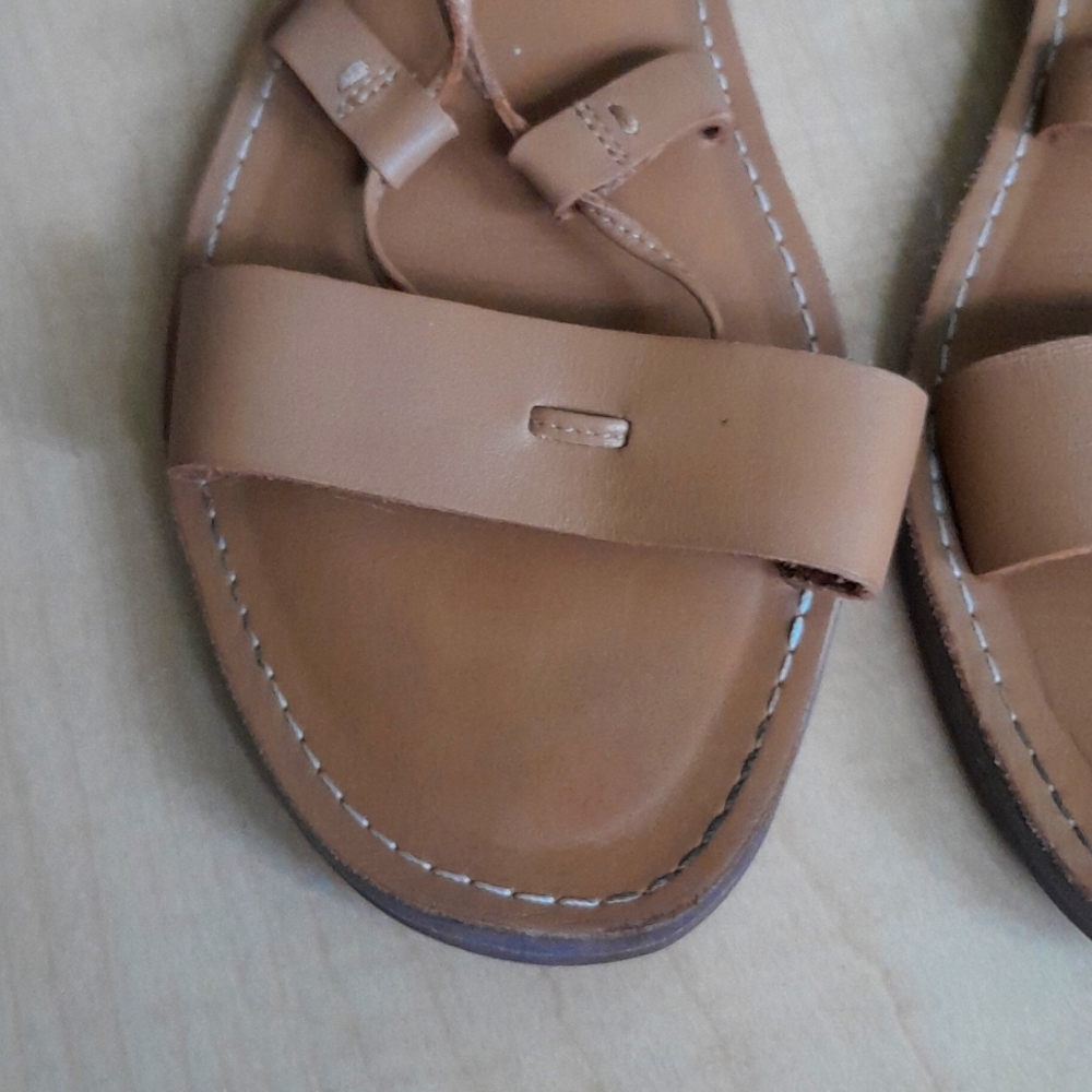 MADEWELL THE BOARDWALK Lace Up Leather Sandals Size 9.5 - Picture 6 of 16